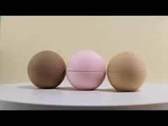 ظرف پاک کننده بدن آرایشی / گلوله شیشه پلاستیکی 10g 15g 20g 25g 30g 50g گردن ABS