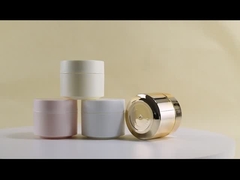 بطری های پلاستیکی PP گرد 50g ظرف های آرایشی سفارشی با پیچ بالا