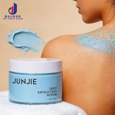 جار اسکراب بدن تزریقی پلاستیکی با درب، بطری PP دهانه گشاد سفارشی، ماسک صورت و مو، سالن زیبایی، ظرفیت بالا 80 گرم تا 300 گرم